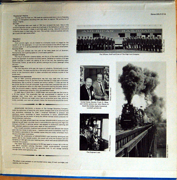 No Artist : High Iron 759 (LP,Album,Stereo)