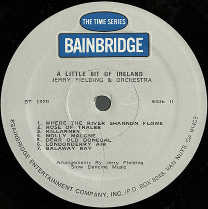 Jerry Fielding : A LIttle Bit Of Ireland (LP,Reissue,Stereo)