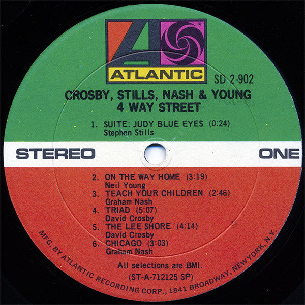 Crosby, Stills, Nash & Young : 4 Way Street (LP,Album)