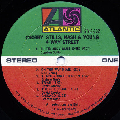 Crosby, Stills, Nash & Young : 4 Way Street (LP,Album)