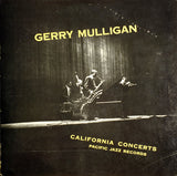 Gerry Mulligan : California Concerts (LP,Album,Reissue,Mono)