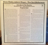 Pierre Boulez, New York Philharmonic Orchestra, The, Westminster Symphonic Choir, Joseph Flummerfelt - Richard Wagner : Love-Feast Of The Apostles / Siegfried Idyll (Original Chamber Version) (LP,Album,Promo,Quadraphonic)