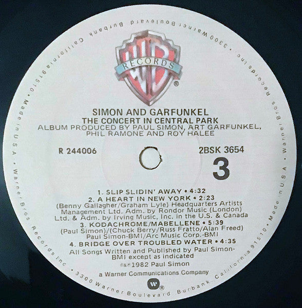 Simon & Garfunkel : The Concert In Central Park (LP,Album,Club Edition)