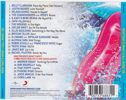 Various : Now That's What I Call Music! 58 (Compilation)