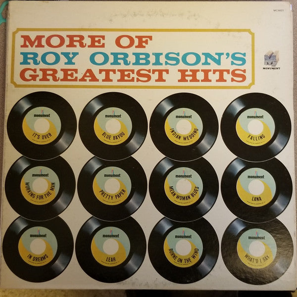 Roy Orbison : More Of Roy Orbison's Greatest Hits (LP,Compilation,Repress,Stereo)