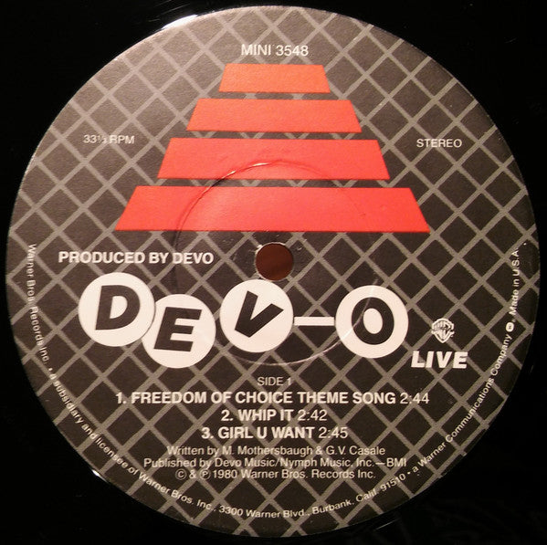 Devo : Dev-O Live (12",EP)
