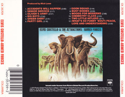 Elvis Costello & The Attractions : Armed Forces (Album,Reissue)