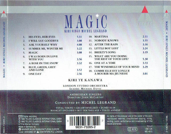 Kiri Te Kanawa, Michel Legrand : Magic (Kiri Sings Michel Legrand) (Album,Stereo)