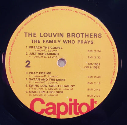 Louvin Brothers, The : The Family Who Prays (LP,Album,Reissue,Mono)