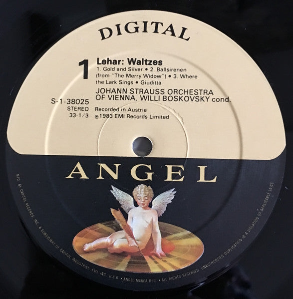 Franz Lehár, Wiener Johann Strauss Orchestra / Willi Boskovsky : Willi Boskovsky Conducts Lehar Waltzes (LP,Album,Stereo)