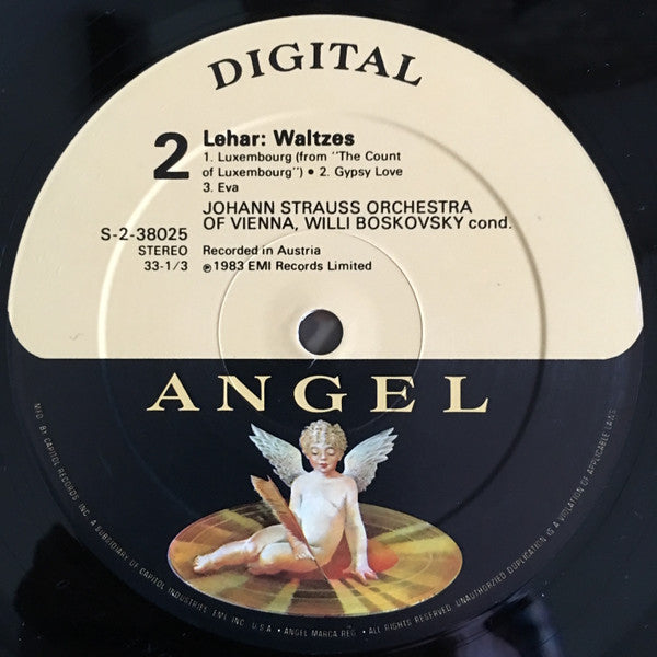 Franz Lehár, Wiener Johann Strauss Orchestra / Willi Boskovsky : Willi Boskovsky Conducts Lehar Waltzes (LP,Album,Stereo)
