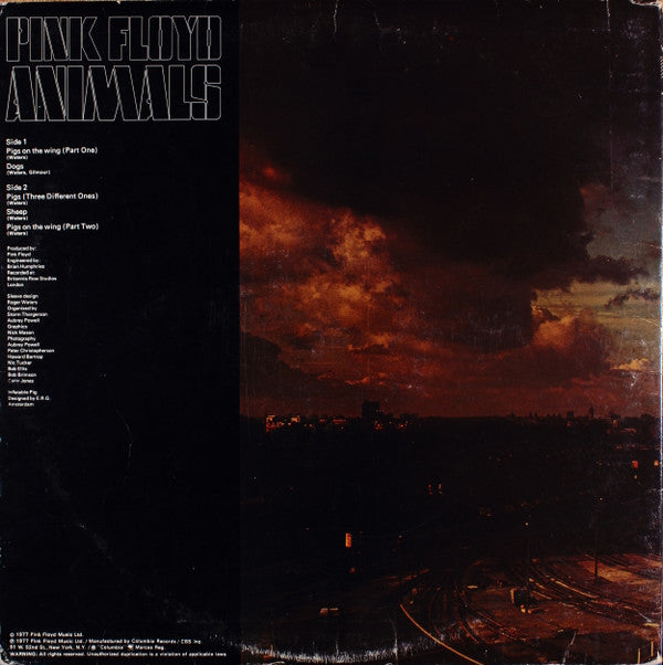 Pink Floyd : Animals (LP,Album,Stereo)