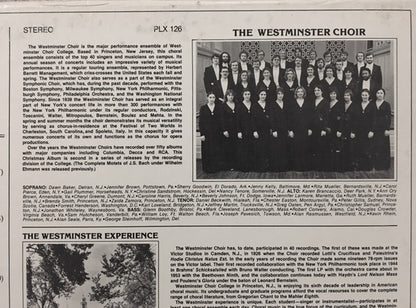 Westminster Choir, Joseph Flummerfelt : A Christmas Album (LP,Album,Stereo)