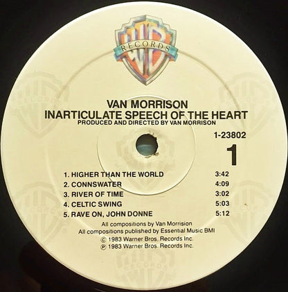Van Morrison : Inarticulate Speech Of The Heart (LP,Album)
