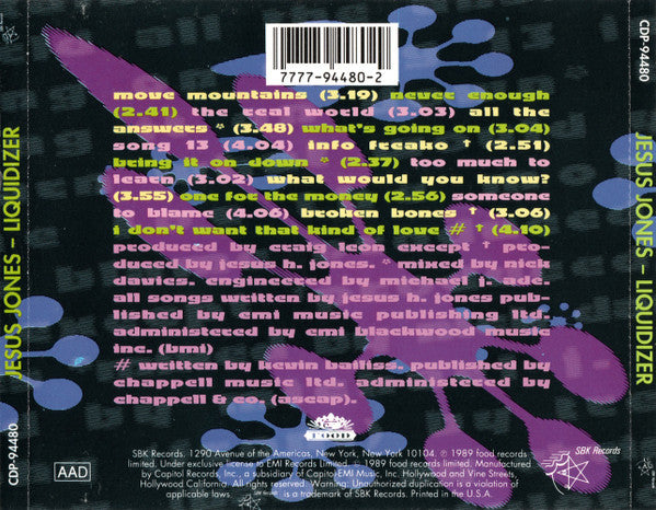 Jesus Jones : Liquidizer (Album)