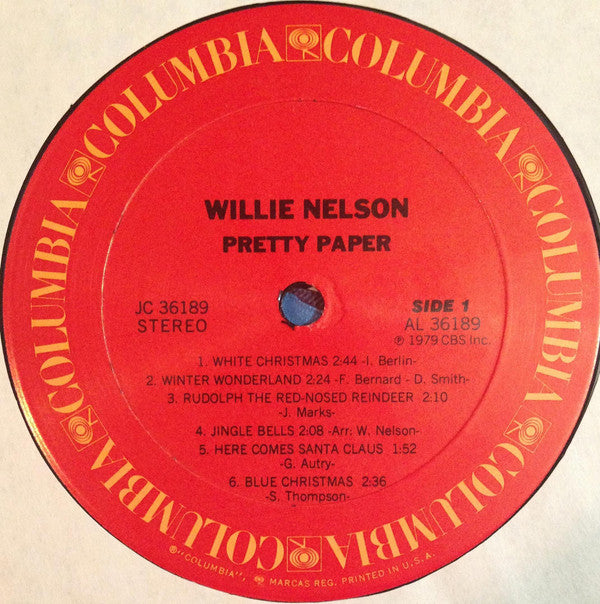 Willie Nelson : Pretty Paper (LP,Album)