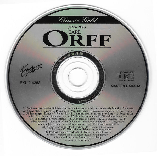 Carl Orff : Carmina Burana (Album)