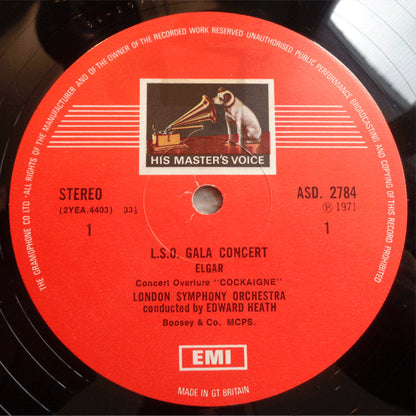 André Previn, Edward Heath : L.S.O. Gala Concert (LP,Stereo)