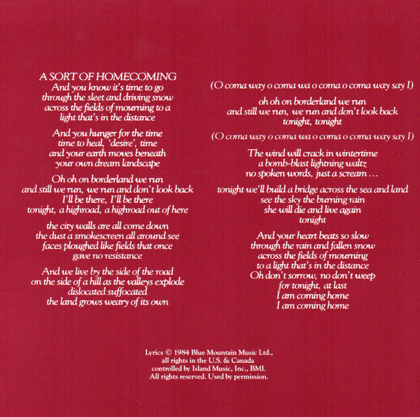 U2 : The Unforgettable Fire (Album,Club Edition,Reissue)