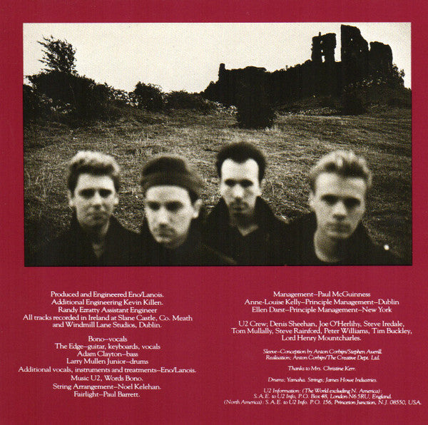 U2 : The Unforgettable Fire (Album,Club Edition,Reissue)