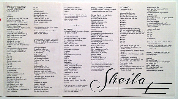 Sheila E. : Sheila E. (Album)