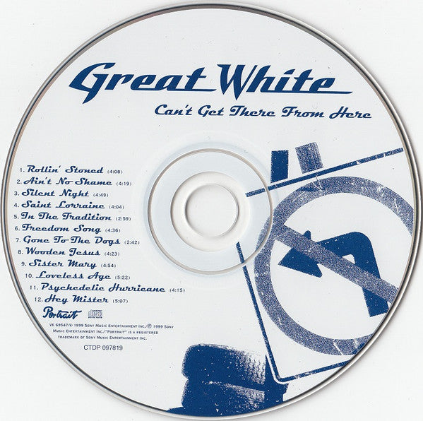 Great White : Can't Get There From Here (Album,Club Edition)
