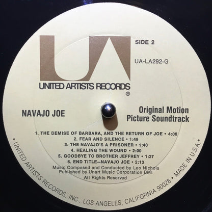 Leo Nichols : Navajo Joe (Original Motion Picture Soundtrack) (LP,Album,Reissue,Stereo)