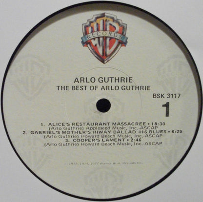 Arlo Guthrie : The Best Of Arlo Guthrie (LP,Compilation,Reissue)