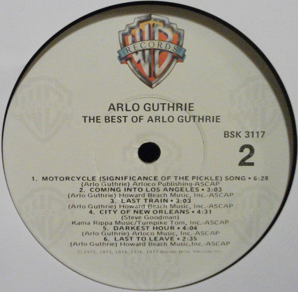 Arlo Guthrie : The Best Of Arlo Guthrie (LP,Compilation,Reissue)