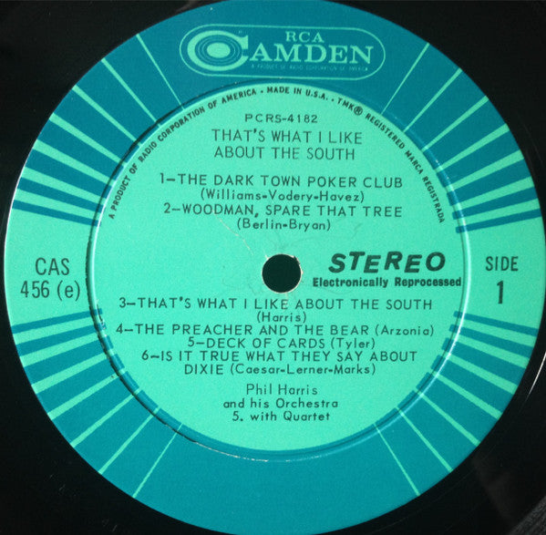 Phil Harris : That's What I Like About The South (LP,Album,Stereo)