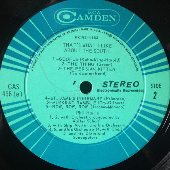 Phil Harris : That's What I Like About The South (LP,Album,Stereo)