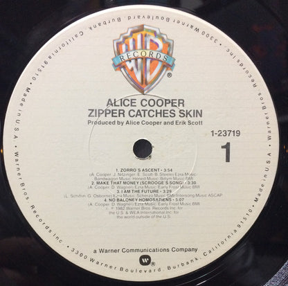 Alice Cooper (2) : Zipper Catches Skin (LP,Album)