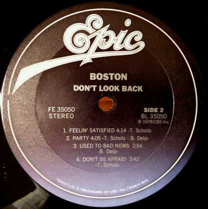 Boston : Don't Look Back (LP,Album)