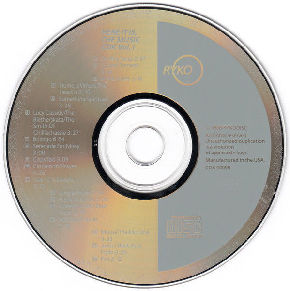 Various : Here It Is, The Music (CDK Vol. 1) (Compilation)