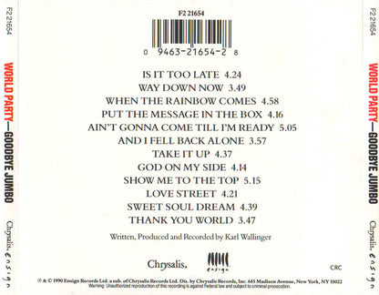 World Party : Goodbye Jumbo (Album,Club Edition)