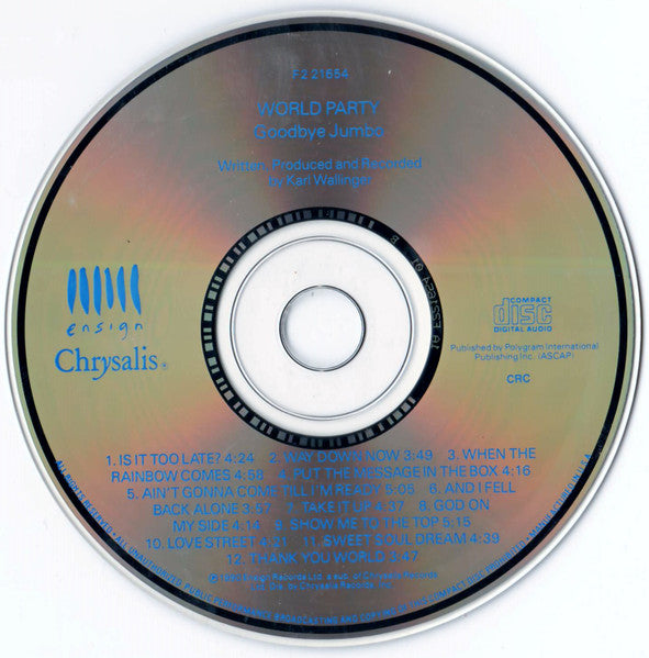 World Party : Goodbye Jumbo (Album,Club Edition)