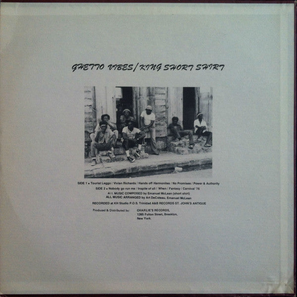 King Short Shirt : Ghetto Vibes (LP,Album)