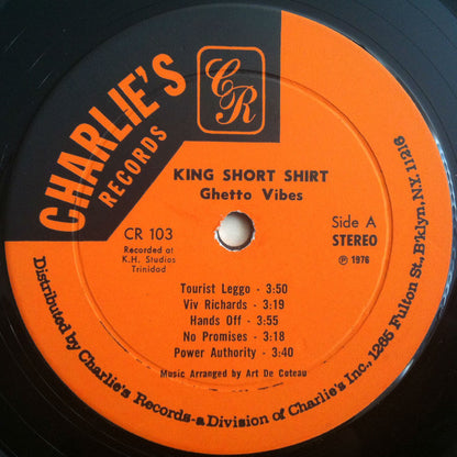 King Short Shirt : Ghetto Vibes (LP,Album)