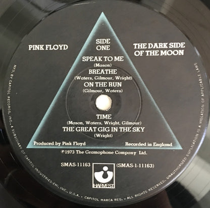 Pink Floyd : The Dark Side Of The Moon (LP,Album,Reissue)