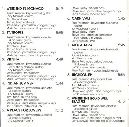 Rippingtons, The Featuring Russ Freeman (2) : Weekend In Monaco (Album)
