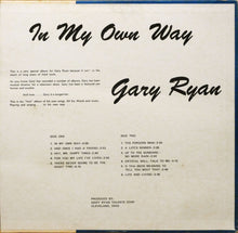 Gary Ryan (2) : In My Own Way (LP,Album)