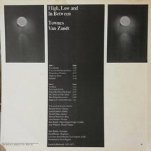 Townes Van Zandt : High, Low And In Between (LP,Album,Stereo)