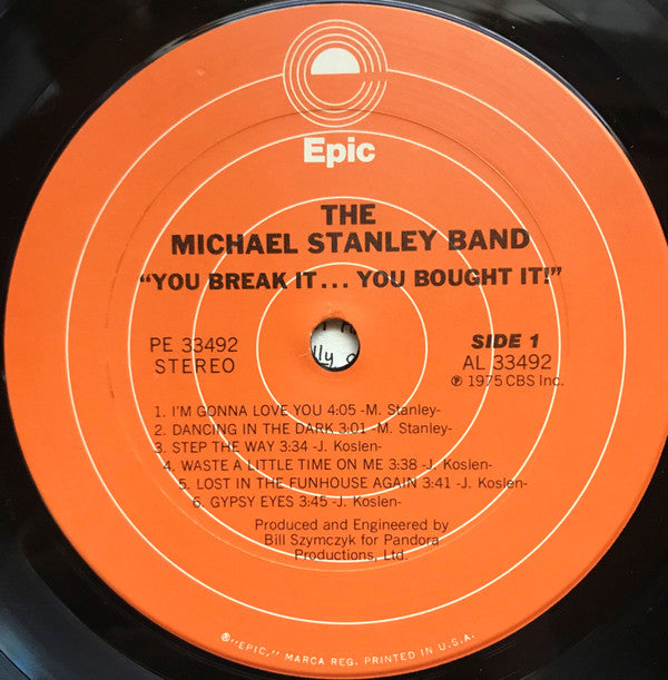 Michael Stanley Band : You Break It...You Bought It! (LP,Album)