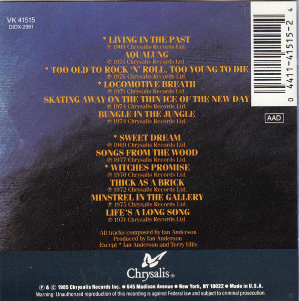 Jethro Tull : Original Masters (Compilation,Club Edition,Reissue)