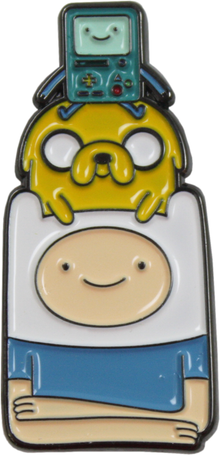 Enamel Pin - Adventure Time - Jake, Finn And BMO