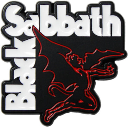 Enamel Pin - Black Sabbath - Winged Demon With Logo