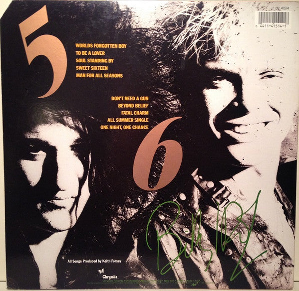 Billy Idol : Whiplash Smile (LP,Album)
