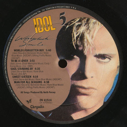Billy Idol : Whiplash Smile (LP,Album)
