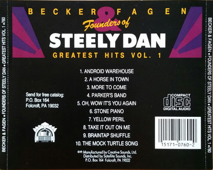 Walter Becker & Donald Fagen : Founders Of Steely Dan - Greatest Hits Vol. 1 (Compilation,Remastered)