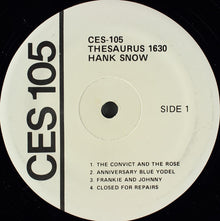 Hank Snow : Thesaurus 1630 / Thesaurus 1671 (LP,Compilation)